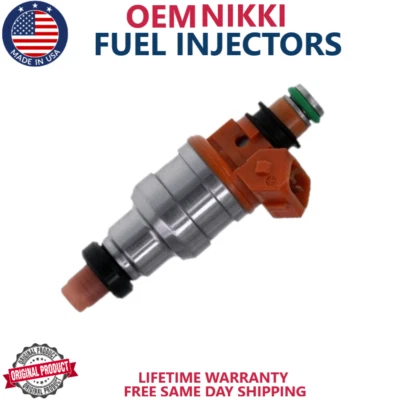 NEW GENUINE NIKKI x1 Fuel Injector For 1991, 1992 Plymouth Colt 1.5L I4 #INP-060 - Image 1 of 3