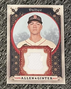 2023 TOPPS ALLEN & GINTER BOBBY DALBEC SP RELIC #AGRB-BD BOSTON RED SOX - Picture 1 of 2