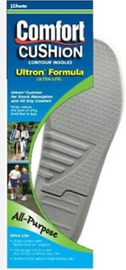 L Women 10-12 JT Foote Comfort Cushion Contour Insoles Ultra Lite Ultron Inserts - Picture 1 of 7