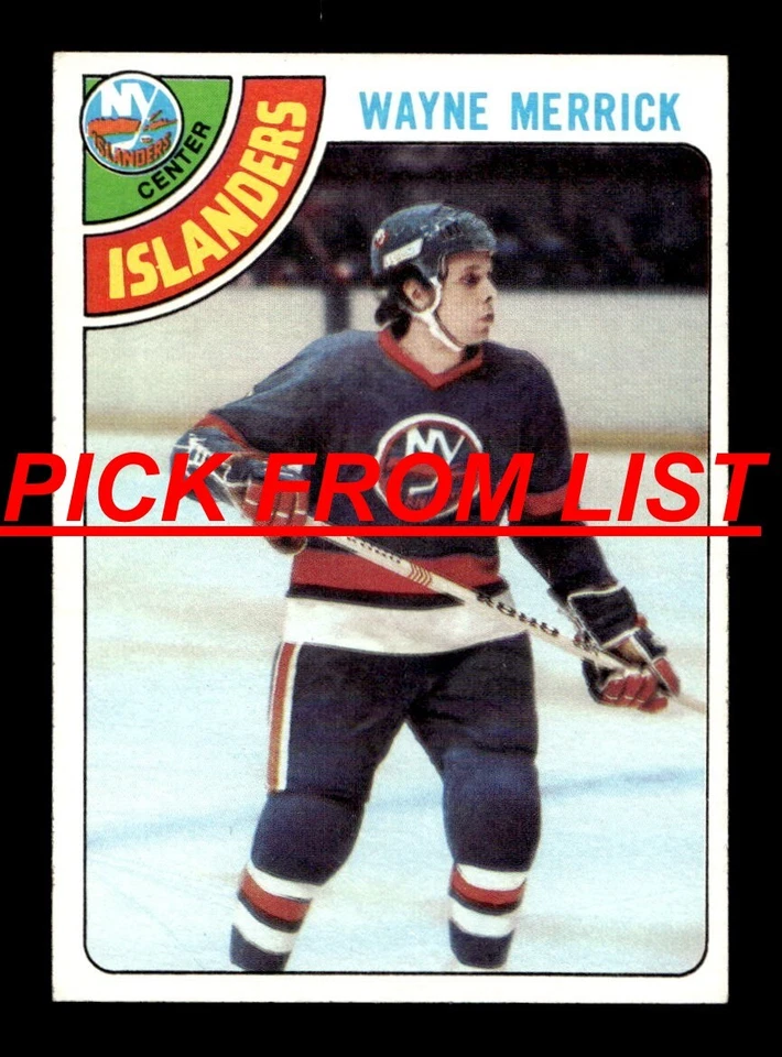 1978-79 Topps Hockey 16-257 EX/EX-MT Pick From List All PICTURED - Image 1 of 1