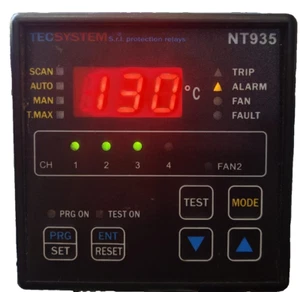 TECSYSTEM NT935 ELECTRIC TEMP. RELAY PROTECTION 24-240VAC-DC- TRIED & TESTED - Picture 1 of 15