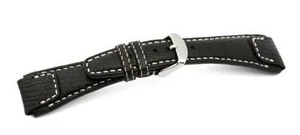 XL MANUFAKTUR ECHTLEDERBAND RIOS NATURE SCHWARZ 22mm kompatibel mit Pacardt IWC - Bild 1 von 1