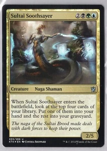 1x Sultai Soothsayer *Foil* - Khans of Tarkir - Near Mint - Picture 1 of 1