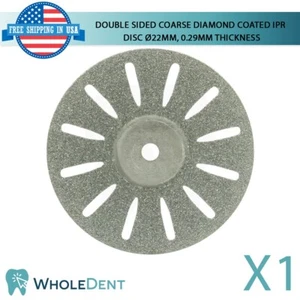 Ortho Dental Coarse Double Sided Diamond Coated Disc IPR Separator Ø22mm, 0.29 - Picture 1 of 4