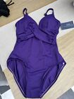 Designer Purple Swimsuit Size 10 BNWT