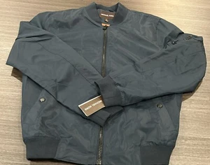 Michael Kors Men's Navy Blue Jacket, Size S, MNR28288 (A7) - Picture 1 of 6