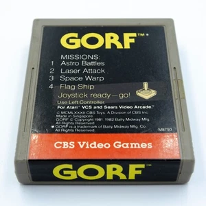 Gorf Atari 2600 | Cart Only | CBS Electronics 1982 | Tested & Working - Picture 1 of 3