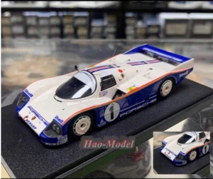 Make Up 1:43 Porsche 962 Resin Car Model Diecast racing Collection Gifts White - Picture 1 of 4