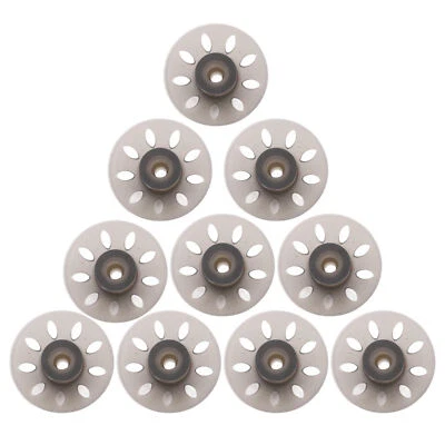 Amplificador de cúpulas para audífonos 10 piezas puntas de oído negras abiertas para Phonak (8 mm) negro