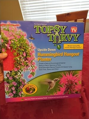  Plantador Hummingbird Hangout Topsy Turvy como se ve en la televisión Foto 1 de 4