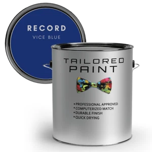 Tailored Paint Record Vice Blue Coach Enamel Paint Brush on / Spray On - Picture 1 of 3
