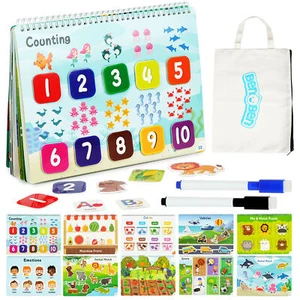 Busy Book for Kids Montessori Sensory Educational Toy Toddler Preschool Activity - Picture 1 of 10