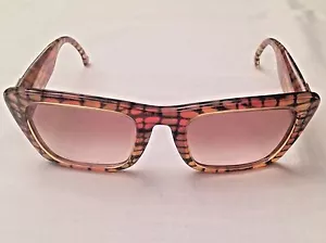 CHRISTIAN LACROIX VINTAGE 7387 30 54 SUNGLASS MULTI PINK/BLACK/YELLOW NOS - Picture 1 of 12