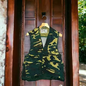 DUCK BAY Men’s Camo Hunting Vest Jacket Game Pouch Mesh Back Ammo Holder Sz L - Picture 1 of 6