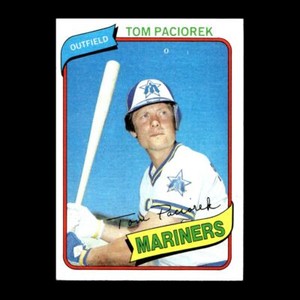 Tom Paciorek 1980 Topps Seattle Mariners #481 R312F 28