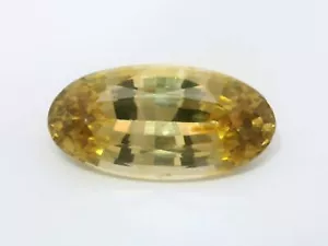 ¡Certificado "IGI" de 8,49 quilates! Circón amarillo natural de Camboya - Imagen 1 de 7