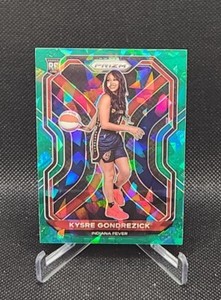 2021 Panini Prizm WNBA Green Ice Prizm #92 Kysre Gondrezick RC Fanatics 