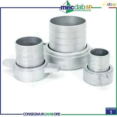 Raccordo Aspirazione e Mandata Per Motopompe in Alluminio Vari Ø Valex - Immagine 1 di 4