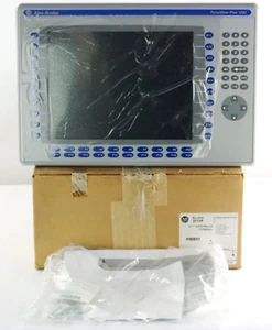 Allen Bradley 2711P-K12C4A1/A Panelview Plus 1250 con 2711P-RP1A Ser G + RDK12C - Imagen 1 de 13