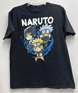 Naruto Shippuden Ripple Junction Chibi Group LG T-Shirt Black Graphic Tee - Bild 1 von 6