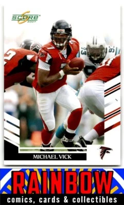 2007 Score #70 Michael Vick Scorecard - Image 1 of 2