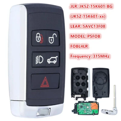 315mhz Remote Alarm Key for Land Rover Range Rover 2018 2019 2020 2021 2022 2023 Foto 1 de 4