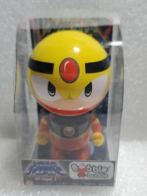 Mega Man Stage 1 Guts Man Capcom Limited Edition Bobble Budds Bobblehead Figure - Image 1 of 4