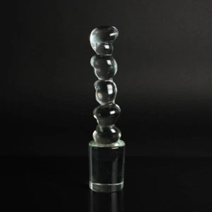 Murano Glas Totem Cenedese Ermanno Nason 1963-72 Unikat 5-teilig klar - Bild 1 von 6
