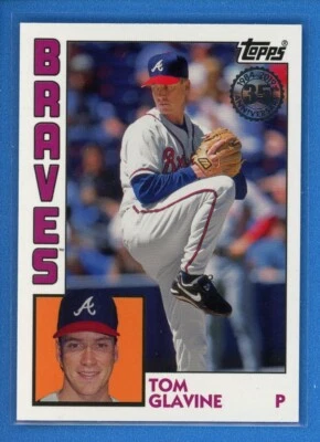 2019 Topps 1984 Topps 35th Anniversary Insert #T84-62 Tom Glavine Atlanta Braves - Image 1 of 2