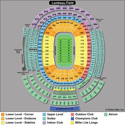 Green Bay Packers Minnesota Vikings Lambeau domingo 23 de noviembre de 2025 2 entradas Foto 1 de 4
