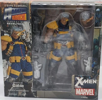 KAIYODO Figure Complex No. 020 Revoltech Amazing Yamaguchi Marvel Comics Cable - Image 1 of 2