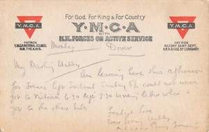 CPA ROYAUME UNI / Y.M.C.A. / H.M.FORCES ON ACTIVE SERVICE / LONDON - Imagen 1 de 2