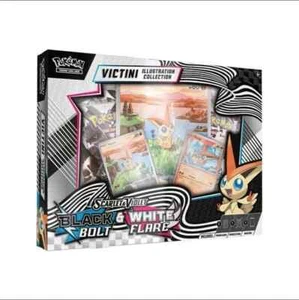 Pokemon TCG: Black Bolt & White Flare Unova Victini Illustration Collection Box - Imagen 1 de 3