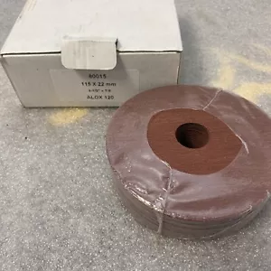 4-1/2 in. x 7/8 in. Center Hole 120-Grit Aluminum Oxide Fiber Disc (Pack of 25) - Picture 1 of 5