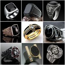 Fashion Women Men Vintage Gothic Punk Skull Ring Cool Men's Band Rings Jewelry