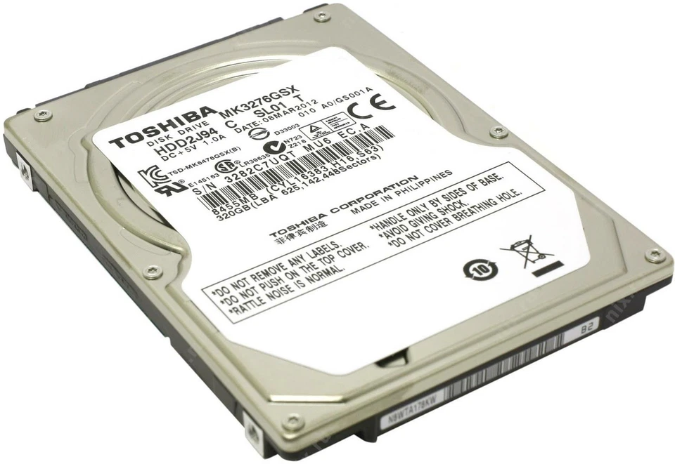 2.5" Laptop HDD Internal Hard Drive SATA 5400RPM PS3 PS4 Select Capacity Lot - Image 1 of 1