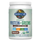 Garden of Life Organic Protein & Greens Protein Powder, Chocolate, 20 g, 19.4 Oz