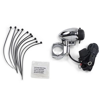 Kuryakyn Electrical Power Point Chrome 1-1/4" Bar Mount 1476 - Image 1 of 2