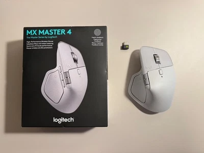 Logitech MX Master 4 Wireless Maus Bluetooth USB-C Logitech Bolt Hellgrau - Bild 1 von 4