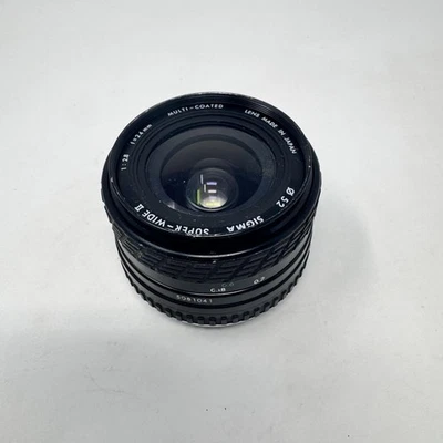 Vintage Sigma Super-Wide II 24mm f/2.8 Lens Multi-Coated Japan Manual Focus SLR - Image 1 of 4