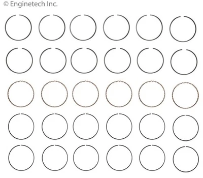 Juego de anillos de pistón para 01-08 Suzuki Grand Vitara XL-7 S88116-.50 Foto 1 de 4