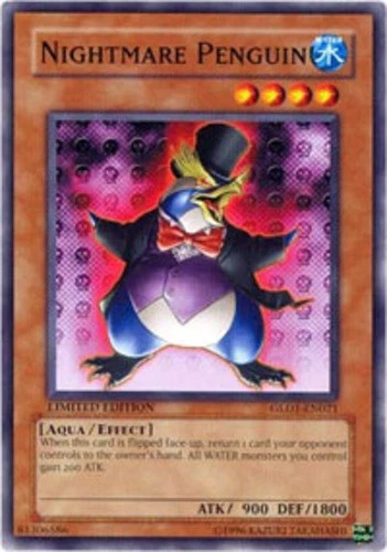 Nightmare Penguin - GLD1-EN021 - Common - Limited Edition Near Mint Gold Series  - Image 1 of 1