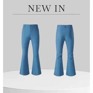 Neu mit Etikett Jogal Herren Schlaghose Disco schmale Passform Retro Hose XLarge  - Bild 1 von 8