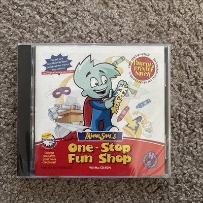 Pijama Sam's One Stop Fun Shop Win/Mac PC Nuevo Estuche Joyero Sellado Foto 1 de 4