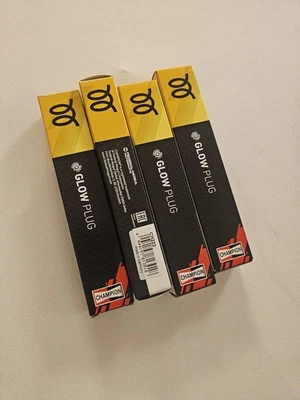 4XNEW GLOW PLUGS CHAMPION 1.3CDTI VAUXHALL COMBO CH223 1214070 93193804 95508486 - Image 1 of 4