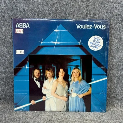 Abba Voulez-Vous LP w/ Hype Sticker & Merch Order Form (1979) - Image 1 of 4