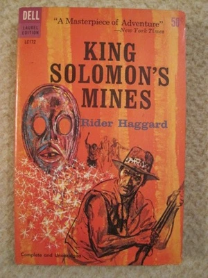 H Rider Haggard King Solomon's Mines 1961 Dell primera impresión LC172 - Powers cover Foto 1 de 4