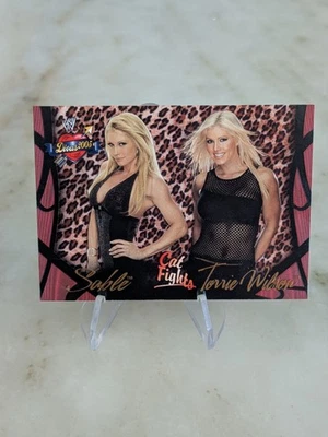 🔥2004 Fleer WWE Divine Divas 2005 Cat Fights Sable Torrie Wilson #64🔥 — 第 1/3 张图片