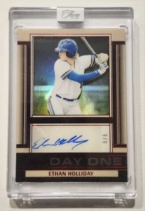 2025 Panini Three And Two Day One Autographs Red FOTL /6 ETHAN HOLLIDAY AUTO! - Picture 1 of 6