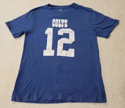 Andrew Luck Indianapolis Colts NFL Tshirt Youth L (10-12) - Image 1 of 4